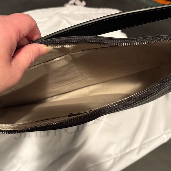 Jimmy Choo Black Leather Hobo - Picture 4 of 5